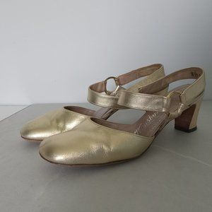 Vintage Gold Heels 1960s